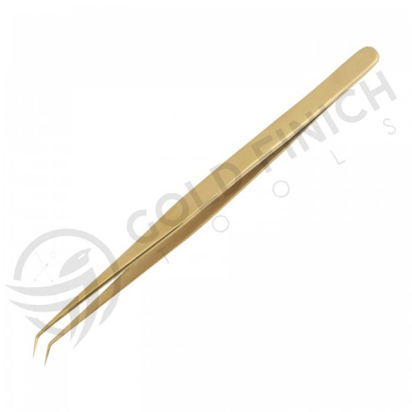 Gold titanium tweezers