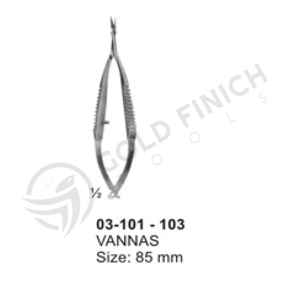 Micro Scissors (Spring Type )with Flat Handles